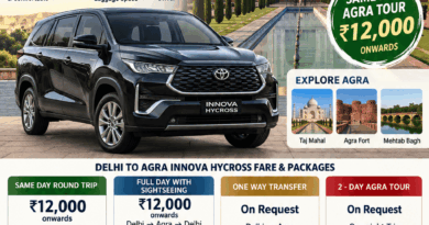 Delhi to Agra Innova Hycross Taxi
