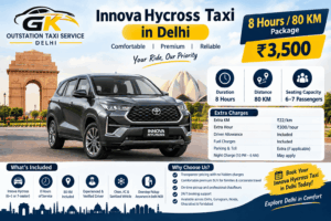 Innova Hycross Taxi in Delhi